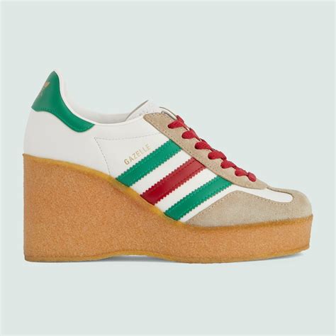 gucci adidas wedge sneakers|gucci adidas collab sneakers.